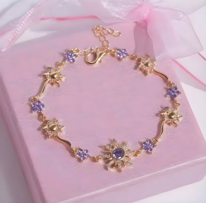 Rapunzel Sterling Gold Bracelet